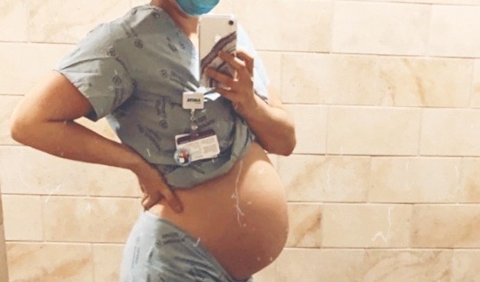 medico-e-futura-mamma-lavora-in-ospedale-per-combattere-il-coronavirus