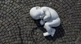 napoli-in-piazza-del-plebiscito-spunta-il-bambino-di-marmo-ecco-il-suo-messaggio