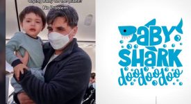 il-bambino-piange-in-aereo-tutti-i-passeggeri-baby-shark-per-calmarlovideo