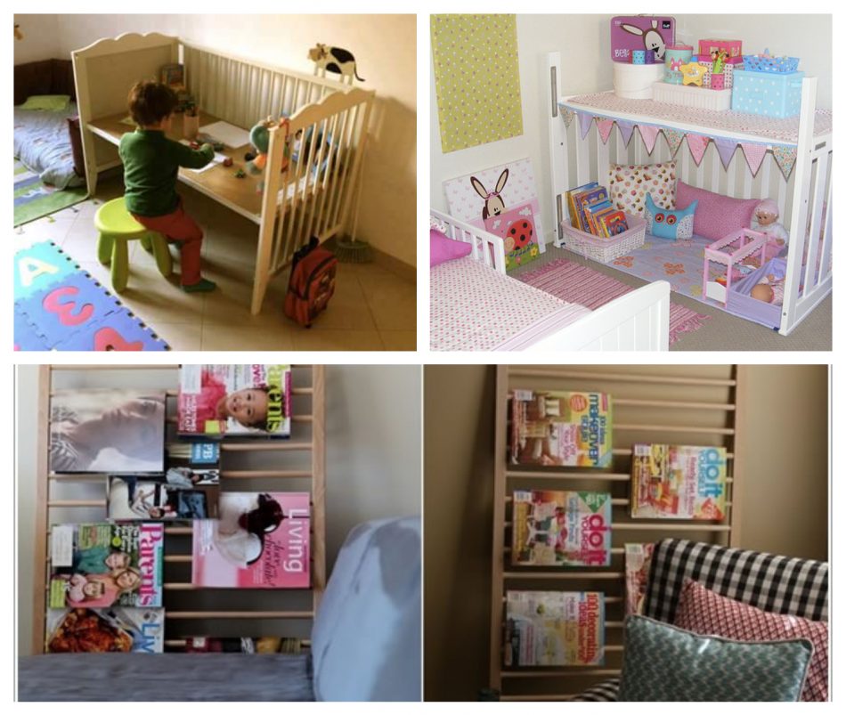 idee-per-riciclare-il-lettino-dei-bambini